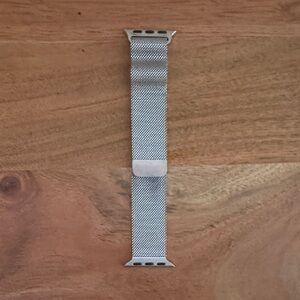 Stainless Steel Mesh Milanese Watch Band - Silver